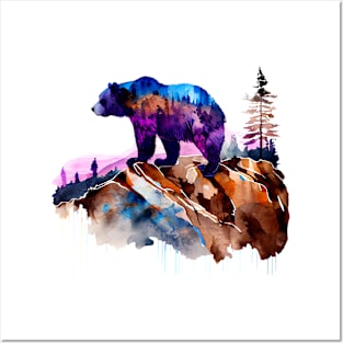 Grizzly Bear Design Posters and Art